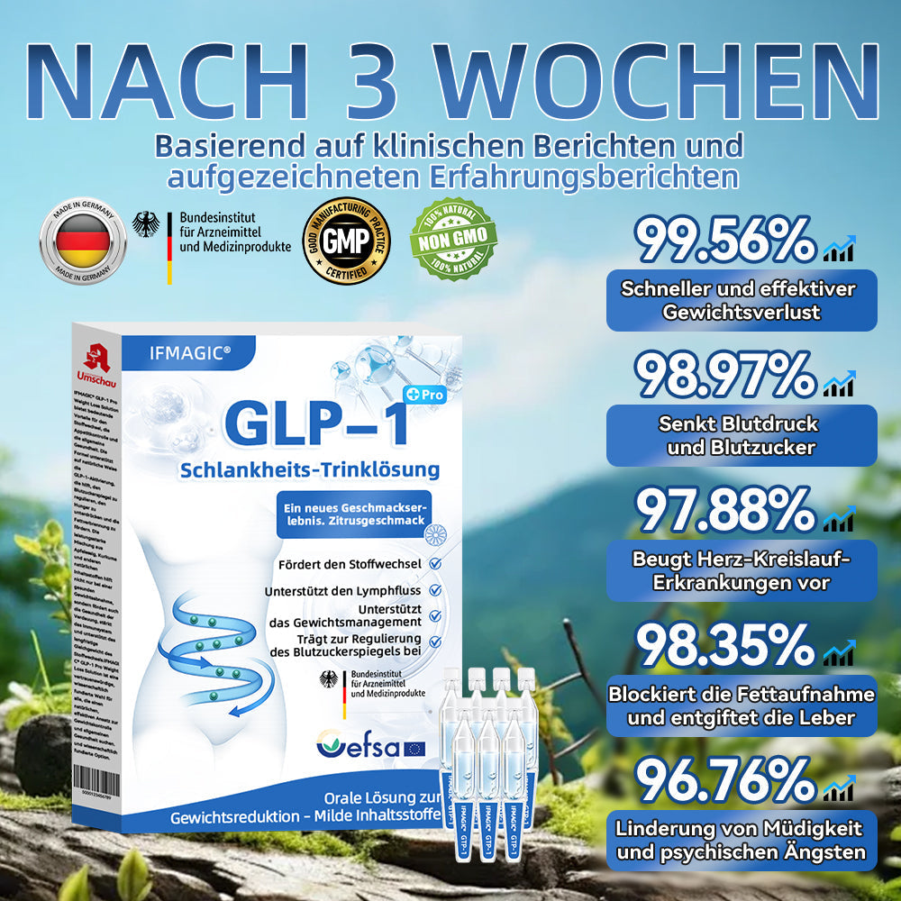 IFMAGIC® GLP-1 Pro Schlankheits-Trinklösung 👩‍⚕️Empfehlung eines Adipositas-Spezialisten 💧keine Nebenwirkungen, geeignet für alle Altersgruppen👍