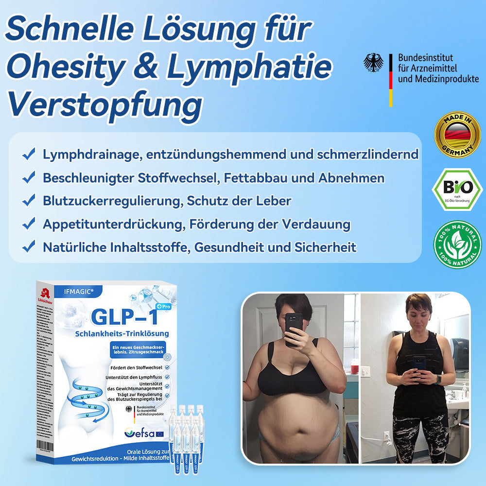 IFMAGIC® GLP-1 Pro Schlankheits-Trinklösung 👩‍⚕️Empfehlung eines Adipositas-Spezialisten 💧keine Nebenwirkungen, geeignet für alle Altersgruppen👍