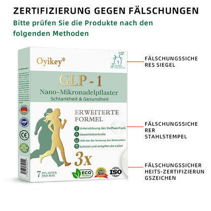 【Letzter Tag Angebot 🎊 70 % RABATT】 Oyikey® GLP-1 Nano-Mikronadelpflaster Schlankheit- & Gesundheit 🌱  (Schmerzfrei, 24/7 Wirkstofffreisetzung | Schneller Gewichtsverlust von 9 kg | Blutzuckersenkung um 90 %)🏆