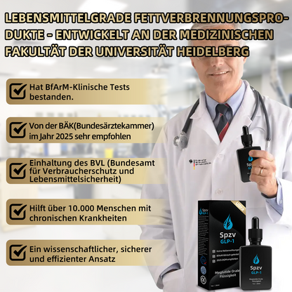 Spzv® Stoffwechsel GLP-1 Ultra💧F&E der Uni Heidelberg(👨‍⚕️Ärztlich zugelassene sichere Lösungen für Diabetes, Fettleibigkeit und Herz-Kreislauf-Erkrankungen)